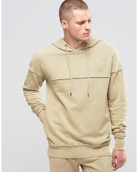 Siksilk Hoodie With Raw Edges