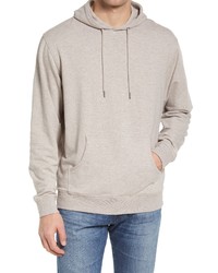 Peter Millar Lava Wash Cotton Blend Hoodie In Stone At Nordstrom