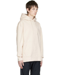 Y-3 Off White Cotton Hoodie