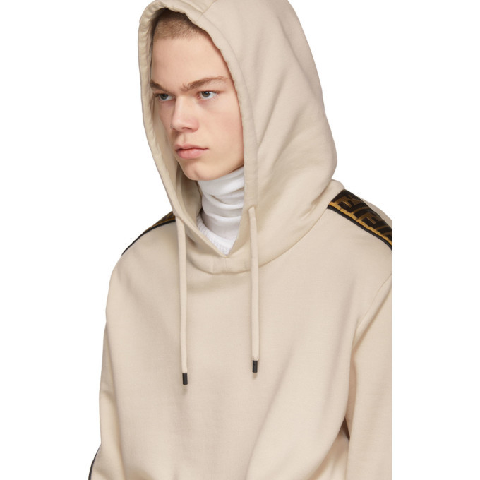 fendi tape hoodie