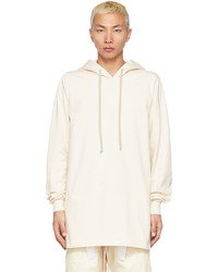 Rick Owens Off White Tall Hoodie
