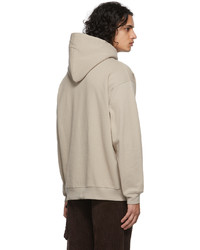 Dime Taupe Classic Small Logo Hoodie