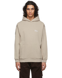 Dime Taupe Classic Small Logo Hoodie