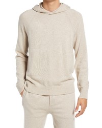 Vince Wool Cashmere Hoodie In Heather Runyon At Nordstrom