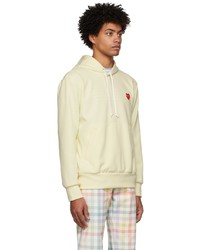 Comme Des Garcons Play Yellow Jersey Heart Patch Hoodie