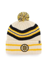 '47 Boston Bruins Hone Cuffed Knit Hat With Pom At Nordstrom