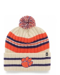 '47 Clemson Tigers Hone Cuffed Knit Hat With Pom At Nordstrom
