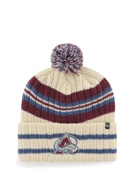 '47 Colorado Avalanche Hone Cuffed Knit Hat With Pom At Nordstrom