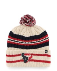 '47 Houston Texans Hone Cuffed Knit Hat With Pom At Nordstrom