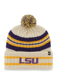 '47 Lsu Tigers Hone Cuffed Knit Hat With Pom At Nordstrom