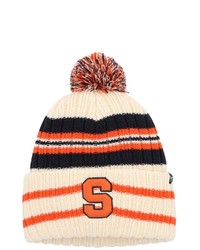 '47 Syracuse Orange Hone Cuffed Knit Hat With Pom At Nordstrom