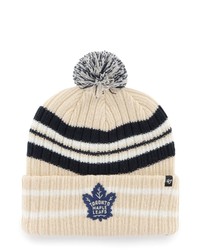 '47 Toronto Maple Leafs Hone Cuffed Knit Hat With Pom At Nordstrom