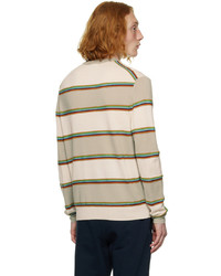 Paul Smith Off White Stripe Sweater