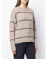 Luisa Cerano Striped Drop Shoulder Sweater