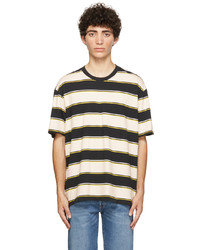 Levi's Beige Black Stripe Stay Loose T Shirt