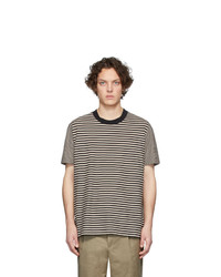 Joseph Beige Combo Stripe T Shirt