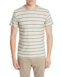 Norse Projects Niels Textured Stripe T Shirt