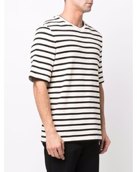Jil Sander Stripe Print T Shirt