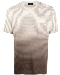Roberto Collina Striped Ombr T Shirt