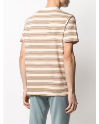Sandro Paris Striped Short Sleeve T Shirt