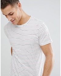 Bellfield T Shirt With Red Stripe