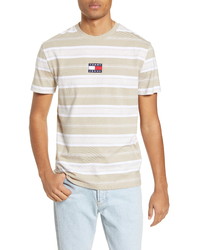 Tommy Jeans Tjm Stripe Box Logo T Shirt