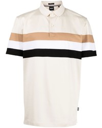 BOSS Stripe Print Detail Polo Shirt