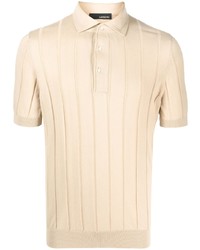 Lardini Striped Pattern Cotton Polo Shirt