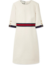 Gucci Med Wool And Cady Mini Dress