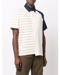 Lanvin Asymmetric Panelled Polo Shirt