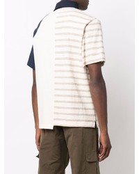 Lanvin Asymmetric Panelled Polo Shirt