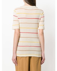 Sonia Rykiel Striped Shortsleeved Sweater