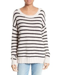 A.L.C. Rowan Stripe Cotton Blend Sweater