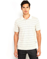 Beige Horizontal Striped T-shirt