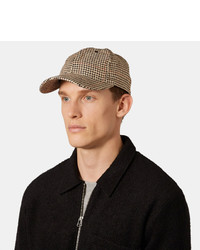 Our Legacy Houndstooth Linen Tweed Baseball Cap