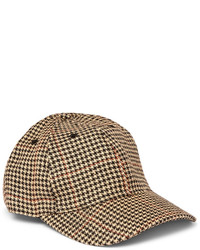 Our Legacy Houndstooth Linen Tweed Baseball Cap
