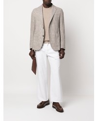 Tagliatore Houndstooth Patter Blazer Jacket