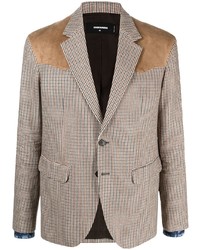 DSQUARED2 Checked Wool Blazer