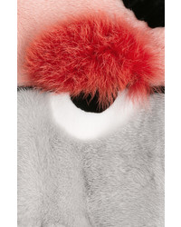 Fendi Bugs Jacket With Mink Arctic Fox And Beaver Fur