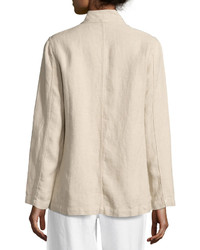 Eileen Fisher Undyed Organic Linen Kimono Jacket