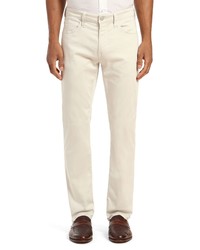 34 Heritage Courage Straight Leg Twill Pants In Oyster Twill At Nordstrom