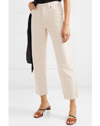 Jacquemus Cropped Mid Rise Straight Leg Jeans