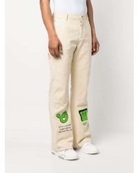 Off-White Logo Patch Jeans