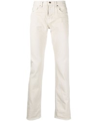 Tom Ford Logo Patch Slim Cut Low Rise Jeans