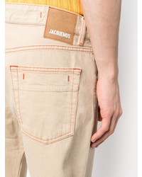 Jacquemus Logo Patch Straight Leg Jeans