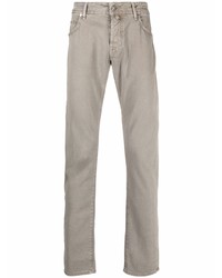 Jacob Cohen Logo Patch Straight Leg Jeans