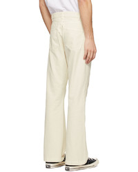 Stockholm (Surfboard) Club Off White Organic Cotton Trousers