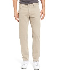 AG Tellis Sud Modern Slim Fit Stretch Twill Pants In Desert Stone At Nordstrom