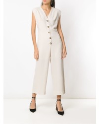 OSKLEN Buttoned Cropped Jumpsuit