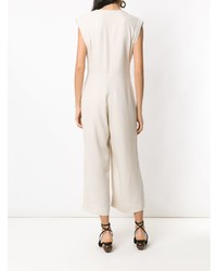 OSKLEN Buttoned Cropped Jumpsuit